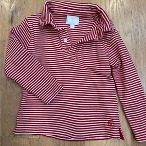 Little English Red and White Striped Shirt